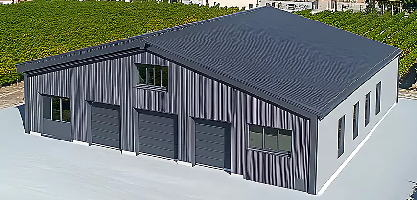 Corrugated Garage Roof Repair in Elgin