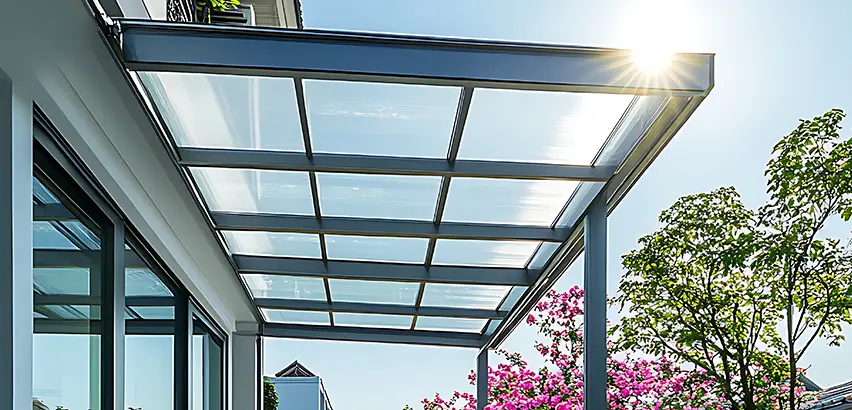 Glass Patio Roof Installation in Elgin