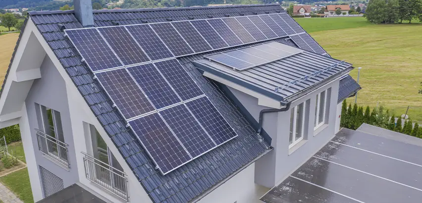 Residential Solar Roof Installation in Elgin